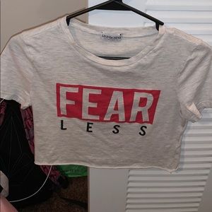 Fearless crop top